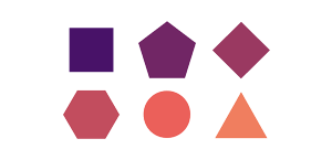 Icône de formes géométriques